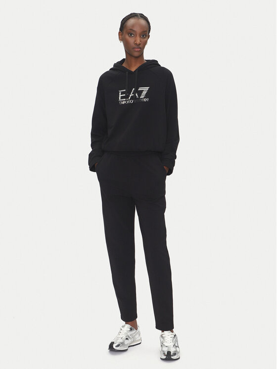 EA7 Emporio Armani Анцуг 7W000122 AF12502 UC001 Черен Regular Fit за Жени цена