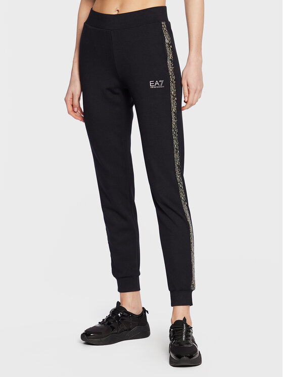 EA7 Emporio Armani Долнище анцуг 3RTP73 TJLQZ 1200 Черен Regular Fit за Жени цена