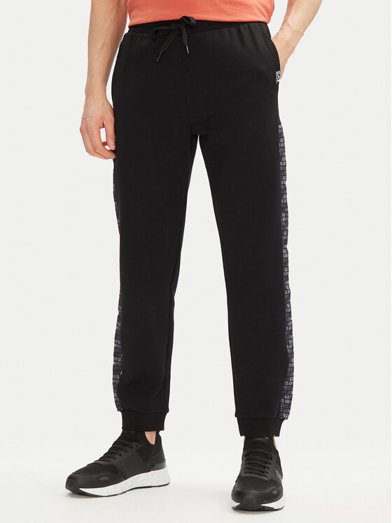EA7 Emporio Armani Долнище анцуг 7M000216 AF12660 UC001 Черен Regular Fit за Мъже цена
