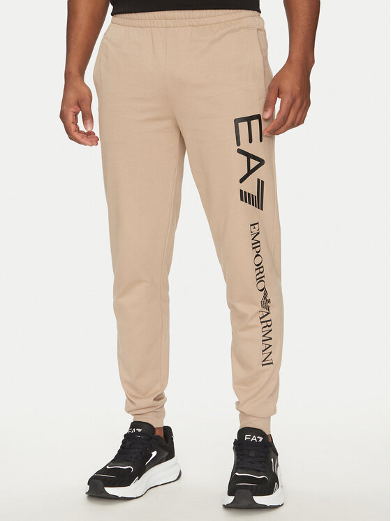 EA7 Emporio Armani Долнище анцуг 7M000571 AF13512 M1013 Бежов Regular Fit за Мъже цена