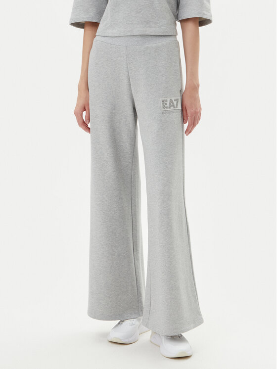 EA7 Emporio Armani Долнище анцуг 7W000179 AF12473 O8002 Сив Wide Leg за Жени цена