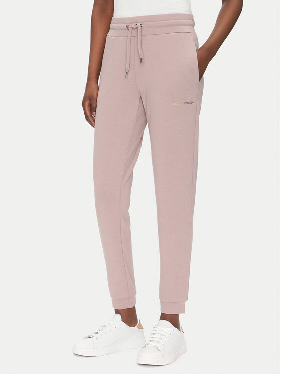 EA7 Emporio Armani Долнище анцуг 8NTP66 TJ9RZ U4079 Розов Regular Fit за Жени цена
