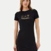 EA7 Emporio Armani Ежедневна рокля 7W000478 AF12500 UC001 Черен Regular Fit за Жени цена