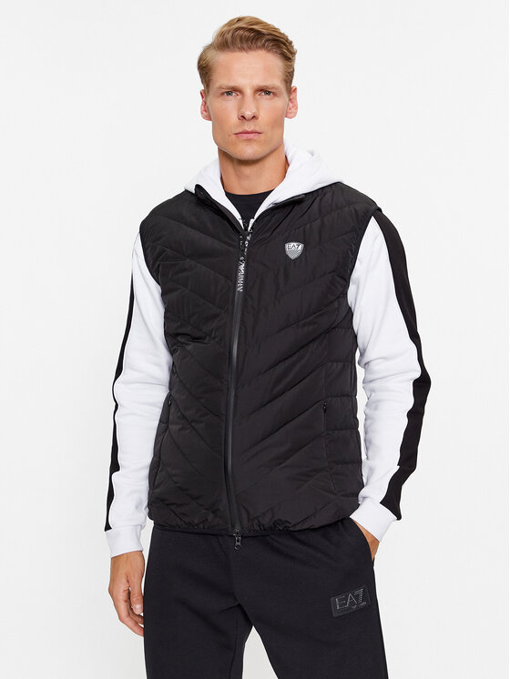 EA7 Emporio Armani Елек 8NPQ02 PNE1Z 1200 Черен Regular Fit за Мъже цена
