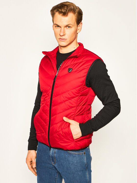 EA7 Emporio Armani Елек 8NPQ03 PNE1Z 1450 Червен Regular Fit за Мъже цена