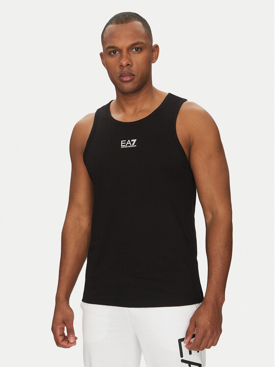 EA7 Emporio Armani Мъжки топ 7M000295 AF10375 UC001 Черен Regular Fit за Мъже цена