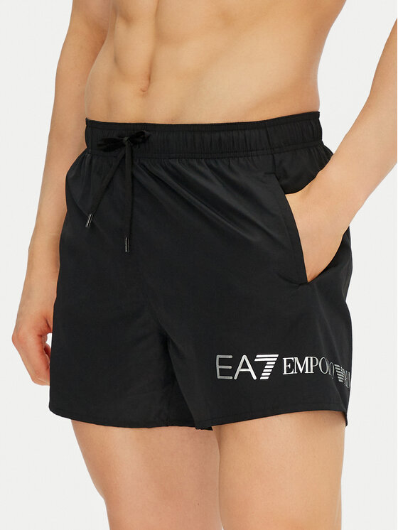 EA7 Emporio Armani Плувни шорти 7M000519 AF13049 MC026 Черен Regular Fit за Мъже цена