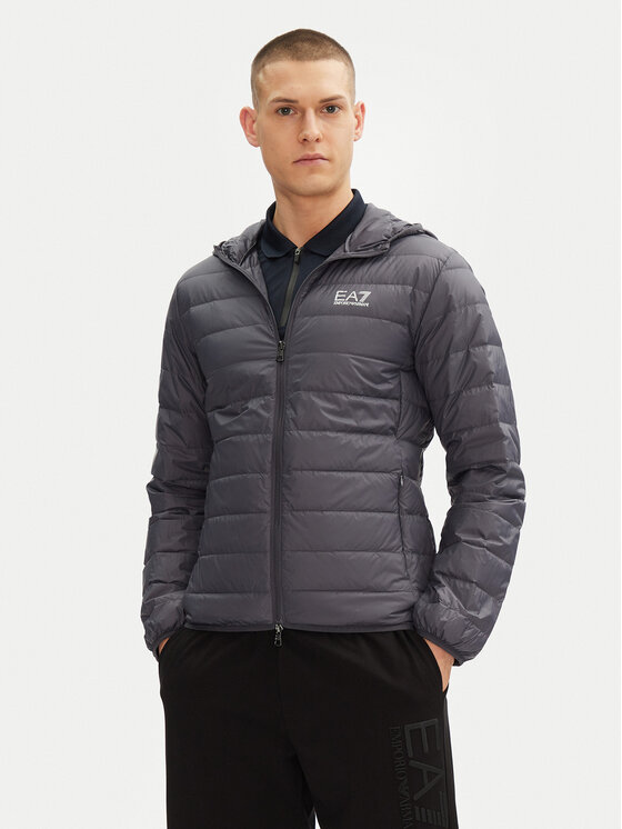 EA7 Emporio Armani Пухено яке 8NPB24 PNGPZ U8115 Сив Regular Fit за Мъже цена
