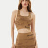 EA7 Emporio Armani Спортен сутиен 7W000517 AF13714 U6054 Кафяв за Жени цена