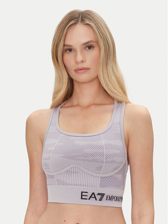 EA7 Emporio Armani Спортен сутиен 7W000517 AF13714 UA092 Виолетов за Жени цена