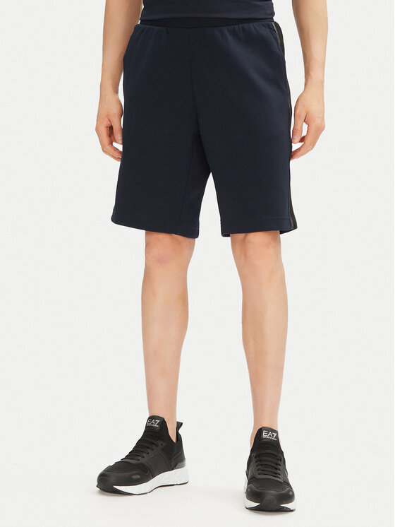 EA7 Emporio Armani Спортни шорти 7M000544 AF12660 UB102 Тъмносин Regular Fit за Мъже цена