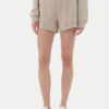 EA7 Emporio Armani Спортни шорти 7W000280 AF12501 U6155 Бежов Regular Fit за Жени цена