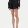 EA7 Emporio Armani Спортни шорти 7W000280 AF12501 UC001 Черен Regular Fit за Жени цена
