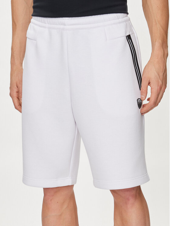 EA7 Emporio Armani Спортни шорти 8NPS08 PJ4EZ 1100 Бял Regular Fit за Мъже цена