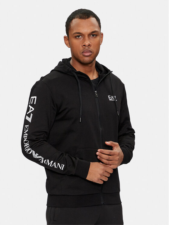 EA7 Emporio Armani Суитшърт 7M000568 AF13512 MC001 Черен Regular Fit за Мъже цена