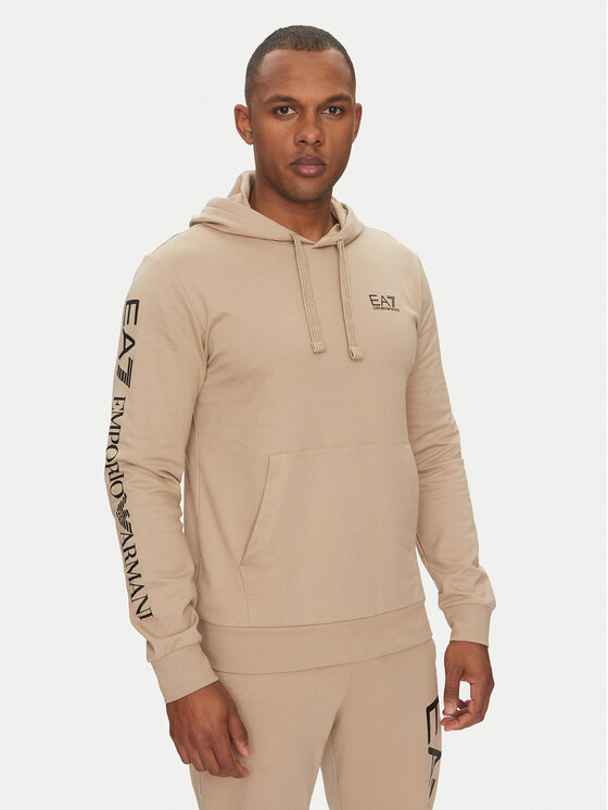 EA7 Emporio Armani Суитшърт 7M000569 AF13512 M1013 Бежов Regular Fit за Мъже цена