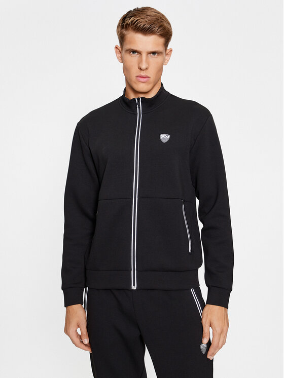 EA7 Emporio Armani Суитшърт 8NPM19 PJ4EZ 1200 Черен Regular Fit за Мъже цена