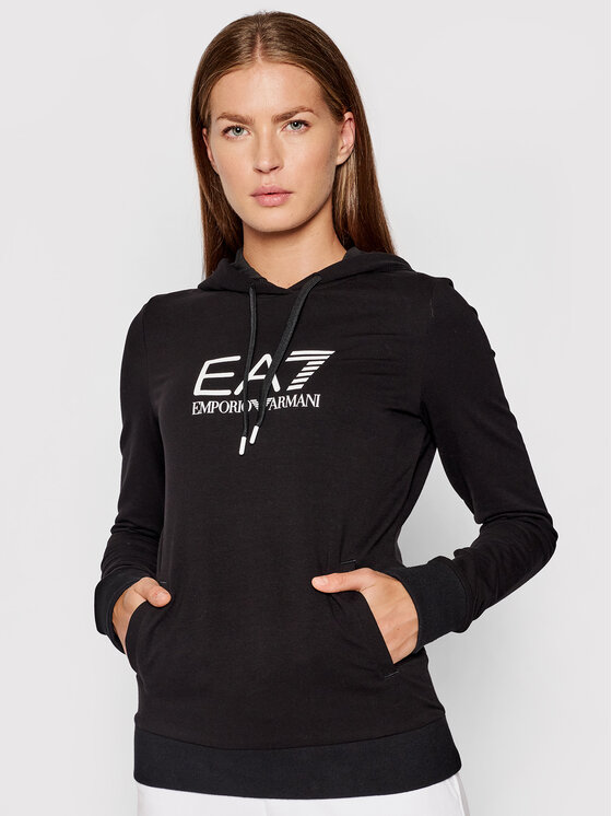 EA7 Emporio Armani Суитшърт 8NTM36 TJCQZ 1200 Черен Regular Fit за Жени цена
