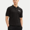 EA7 Emporio Armani Тениска с яка и копчета 7M000300 AF13739 UC001 Черен Slim Fit за Мъже цена