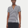 EA7 Emporio Armani Тениска с яка и копчета 7W000490 AF12654 FB101 Бял Regular Fit за Жени цена