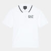 EA7 Emporio Armani Тениска с яка и копчета 8NBF51 BJ02Z 1100 Бял Regular Fit за Момчета цена