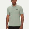 EA7 Emporio Armani Тениска с яка и копчета 8NPF14 PJVQZ U9024 Зелен Regular Fit за Мъже цена