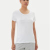 EA7 Emporio Armani Тишърт 7W000094 AF10373 U0002 Бял Slim Fit за Жени цена