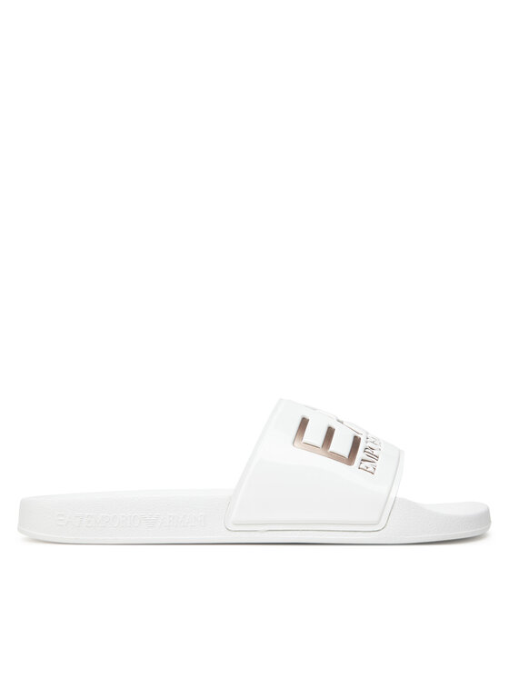 EA7 Emporio Armani Чехли 7X000108 AF15118 MZ095 Бял за Жени цена