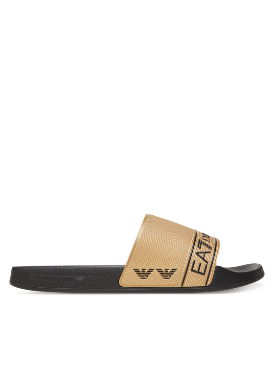 EA7 Emporio Armani Чехли 7X000110 AF15128 FC001 Златист за Мъже цена