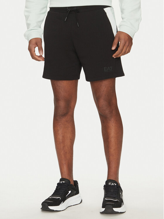 EA7 Emporio Armani Шорти от плат 7M000269 AF12451 UC001 Черен Regular Fit за Мъже цена