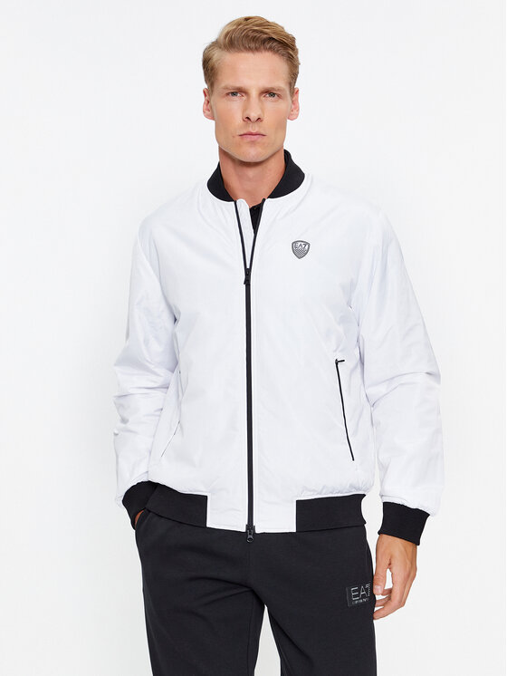 EA7 Emporio Armani Яке бомбър 8NPB12 PN7LZ 1100 Бял Regular Fit за Мъже цена
