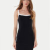 Eleh Лятна рокля ESS250115 Черен Slim Fit за Жени цена