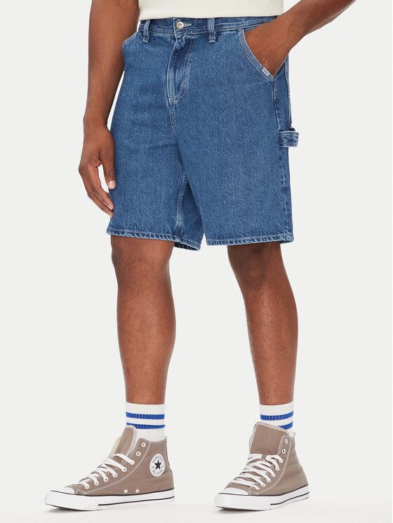Element Дънкови шорти Carpenter ELYDS00102 Син Relaxed Fit за Мъже цена