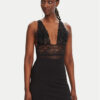 Elisabetta Franchi Боди BO03452E2 110 Черен Regular Fit за Жени цена