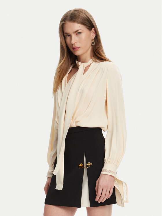 Elisabetta Franchi Боди CB-006-51E2 Екрю Regular Fit за Жени цена