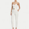 Elisabetta Franchi Гащеризон TU-039-51E2 Бял Regular Fit за Жени цена