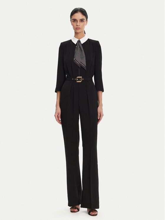 Elisabetta Franchi Гащеризон TU-047-52E2 Черен Regular Fit за Жени цена
