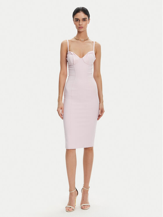 Elisabetta Franchi Коктейлна рокля AB-702-51E2 Виолетов Regular Fit за Жени цена