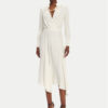 Elisabetta Franchi Коктейлна рокля AB-863-52E2-V590 Екрю Regular Fit за Жени цена