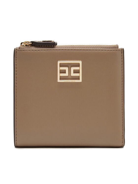 Elisabetta Franchi Малък дамски портфейл PF01A51E2 032 Кафяв за Жени цена