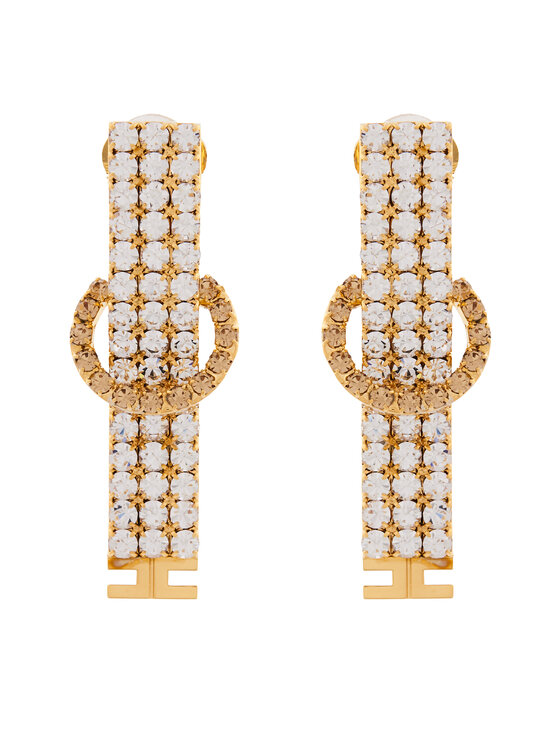 Elisabetta Franchi Обеци с клипс OR-11M-52E2-V240 Златист за Жени цена
