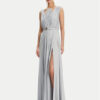 Elisabetta Franchi Официална рокля AB-R21-52E2 Светлосиньо Regular Fit за Жени цена