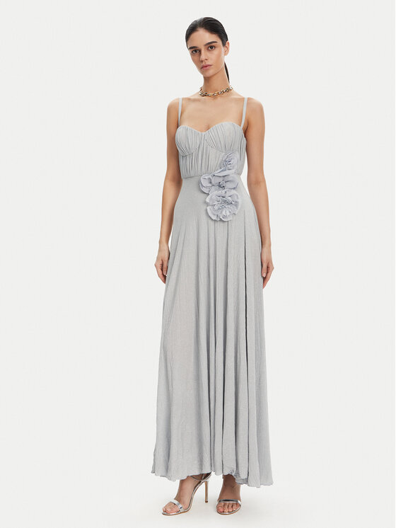 Elisabetta Franchi Официална рокля AB-R22-52E2 Светлосиньо Regular Fit за Жени цена