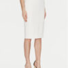 Elisabetta Franchi Пола тип молив GO-099-51E2-V260 Бял Regular Fit за Жени цена