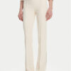 Elisabetta Franchi Текстилни панталони PA-084-51E2 Екрю Regular Fit за Жени цена