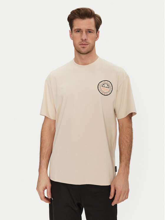 Ellesse Тишърт Duomo SHZ21889 Бежов Relaxed Fit за Мъже цена