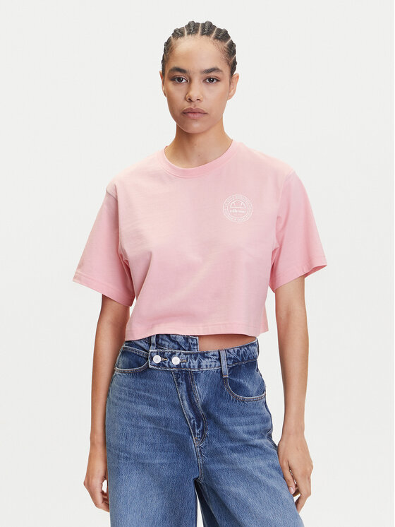 Ellesse Тишърт Marcialla SGZ21801 Розов Loose Fit за Жени цена