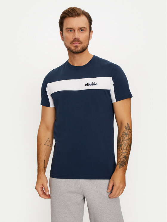 Ellesse Тишърт SHX20952 Тъмносин Regular Fit за Мъже цена