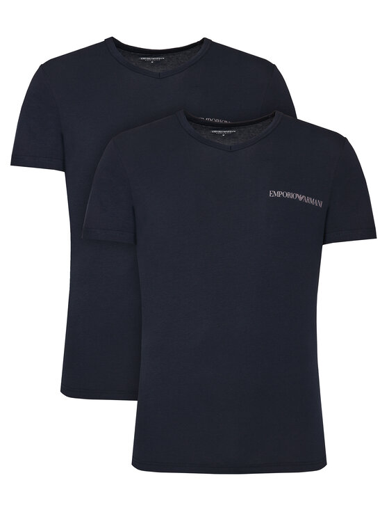Emporio Armani Underwear Комплект 2 тишъртки EM000392 AF10779 MB143 Тъмносин Regular Fit за Мъже цена