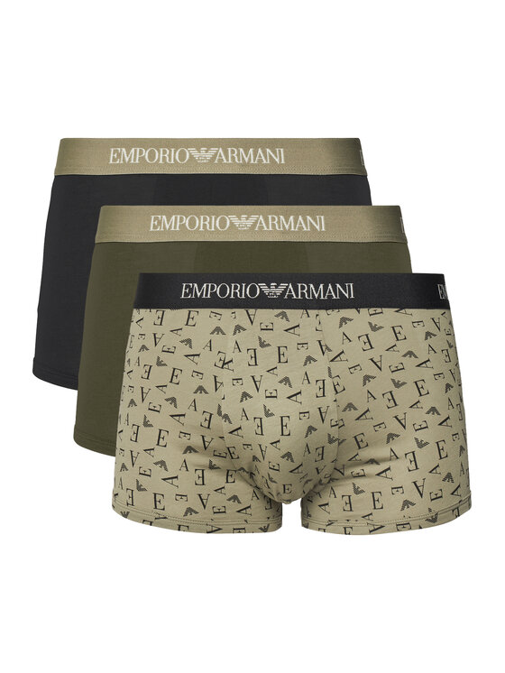Emporio Armani Underwear Комплект 3 чифта боксерки EM000260 AF10800 MC112 Зелен за Мъже цена